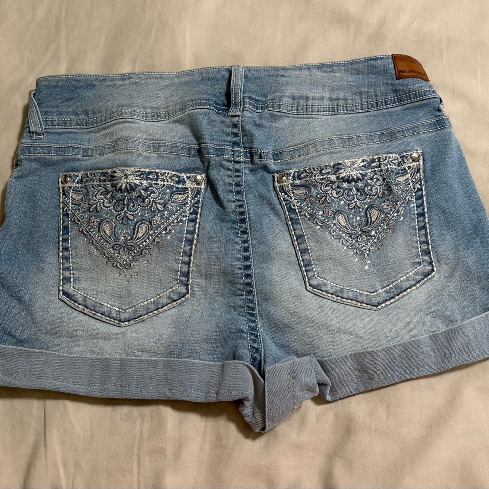 Wallflower Light Blue Jean Shorts - Picture 6 of 6